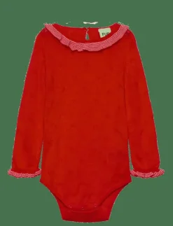 Barn FUB Bodysuits|Baby Ruffle Body - Långärmad body