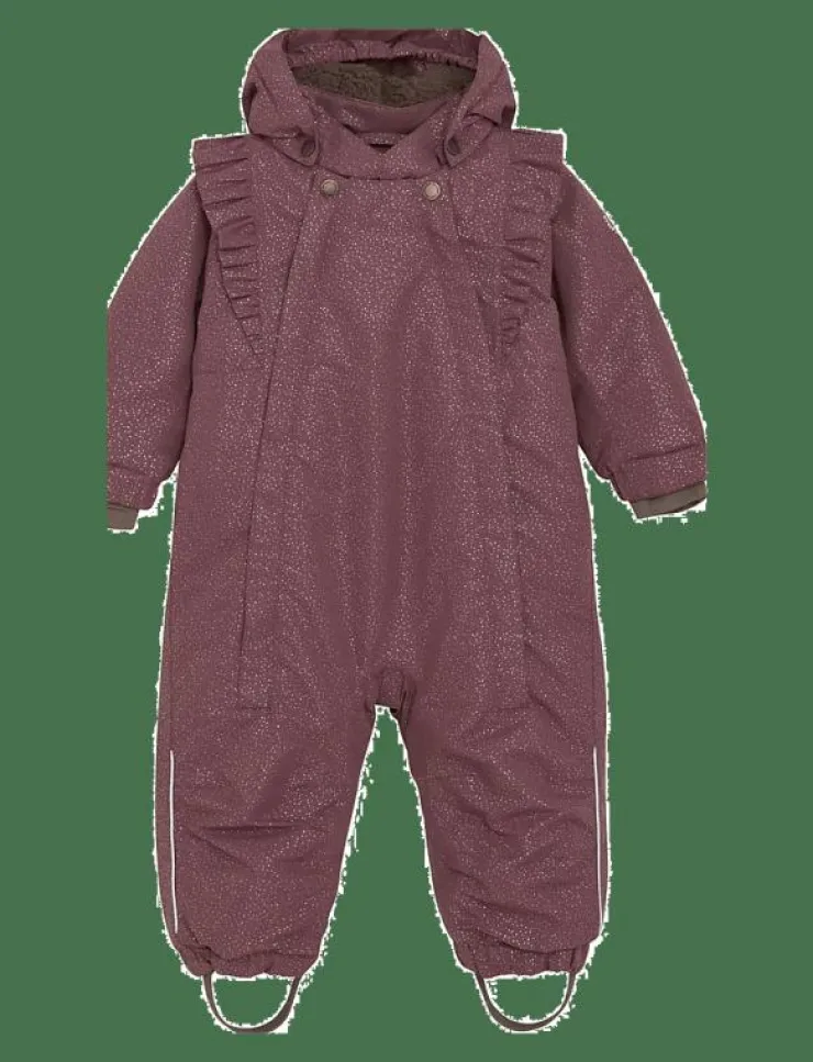 En Fant Baby Snowsuit W. Frills - Overaller|Barn Overaller