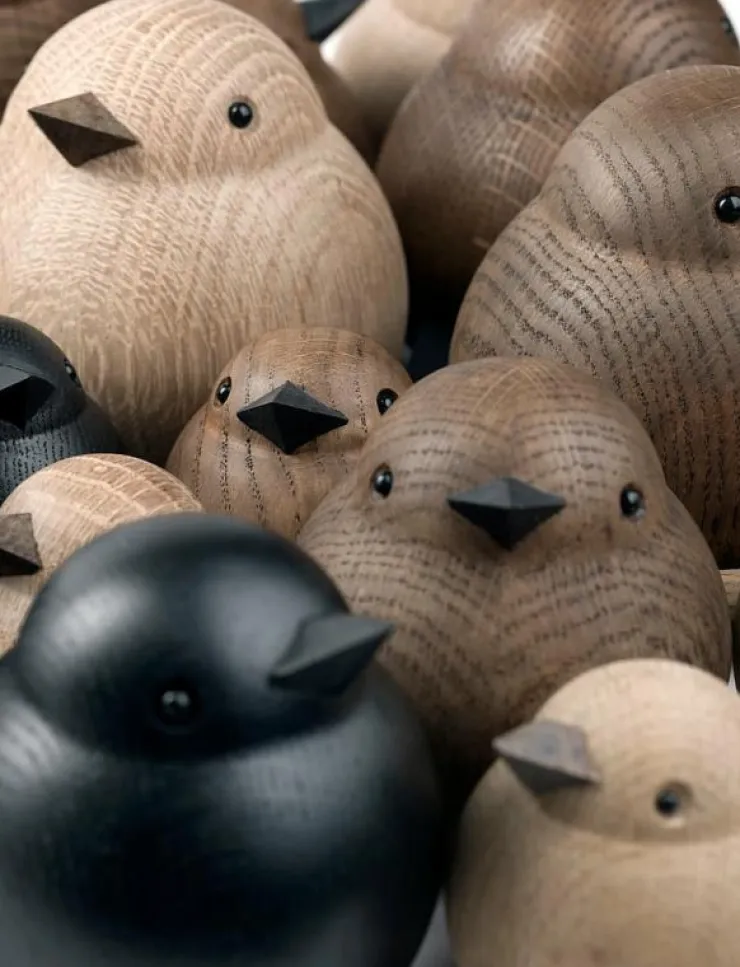 Novoform Dekorationsdetaljer|Baby Sparrow - Träfigurer