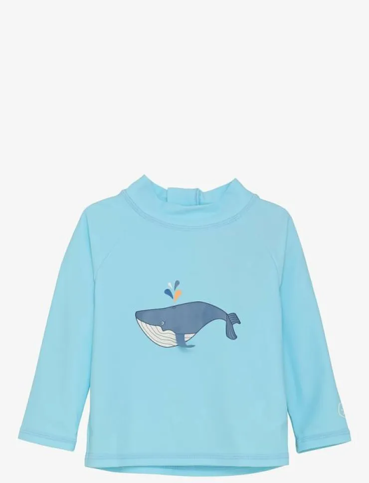 Color Kids Baby T-shirt L/S W Application - Badtoppar|Barn Badkläder