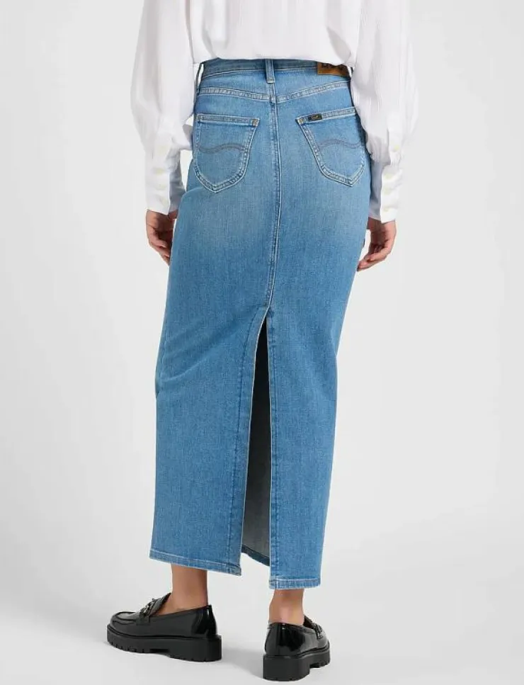 Lee Jeans BACK SLIT MAXI SKIRT - Maxikjolar|Kvinnor Kjolar