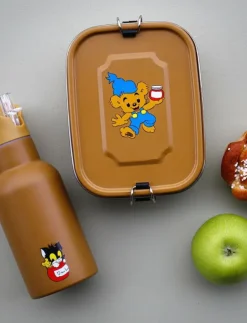 Barn Rätt Start Lunchlådor|Bamse, Lunchbox in tinplate, bear-yellow - Lunchlådor