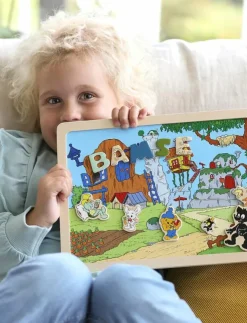 Barn Micki Leksaker Rita & Pyssla|BAMSE MAGNETIC BOARD - Klistermärken