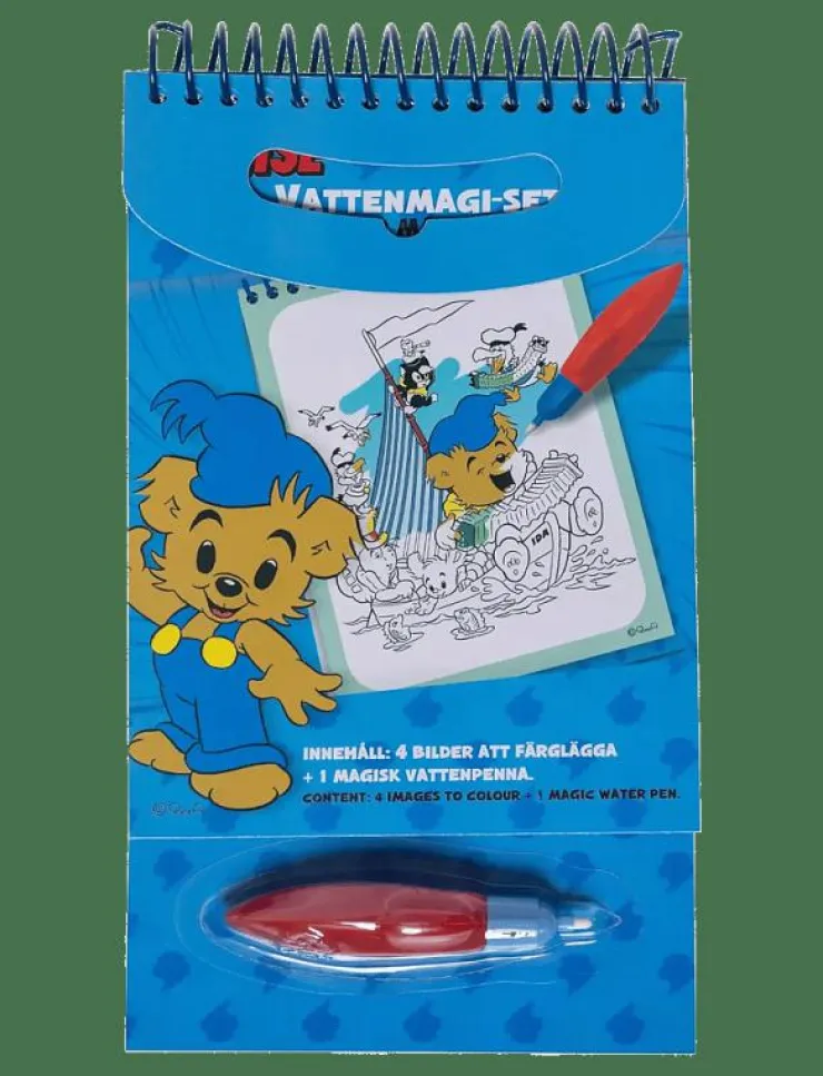 Euromic BAMSE, Vattenset med magisk vattenpenna - Målar- & pysselböcker|Barn Rita & Pyssla