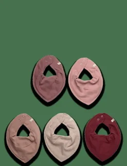 Pippi Bandana Bib - solid (5-pack) - Babyskötsel|Barn Hälsa & Hygien