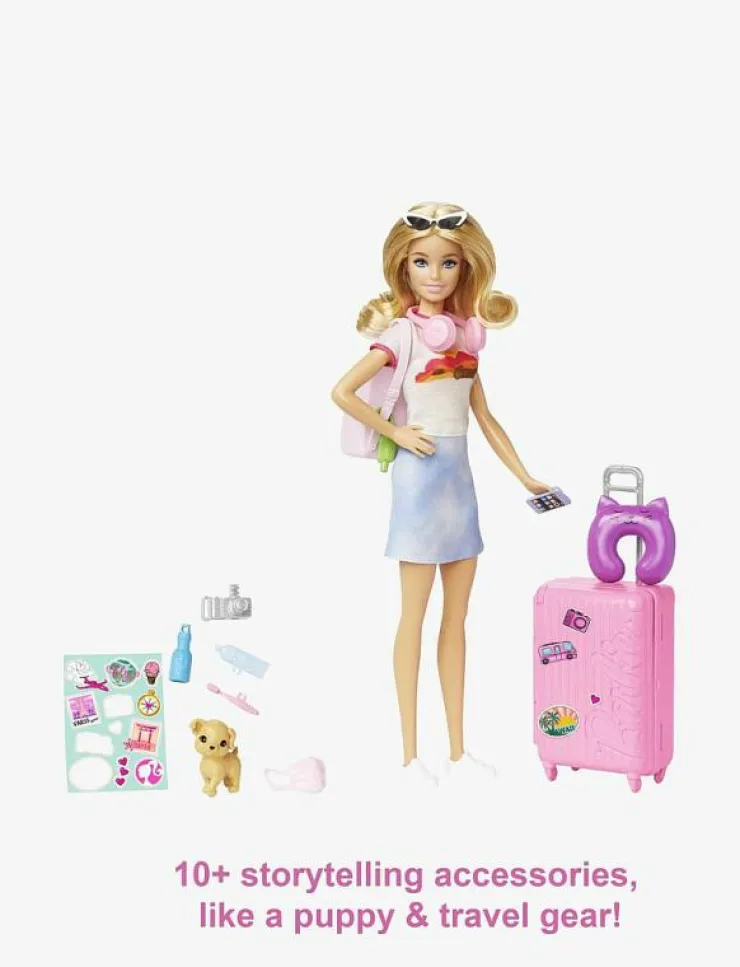 Barn Barbie Dockor & Tillbehör|Family Refreshed Travel - Dockor