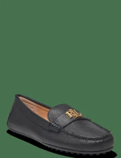 Lauren Ralph Lauren Barnsbury Pebbled Leather Driver - Loafers|Kvinnor Loafers