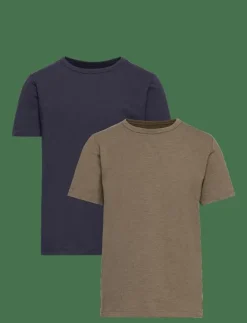 Minymo Basic 32 -T-shirt SS (2-pack) - Kortärmade|Barn Flerpack