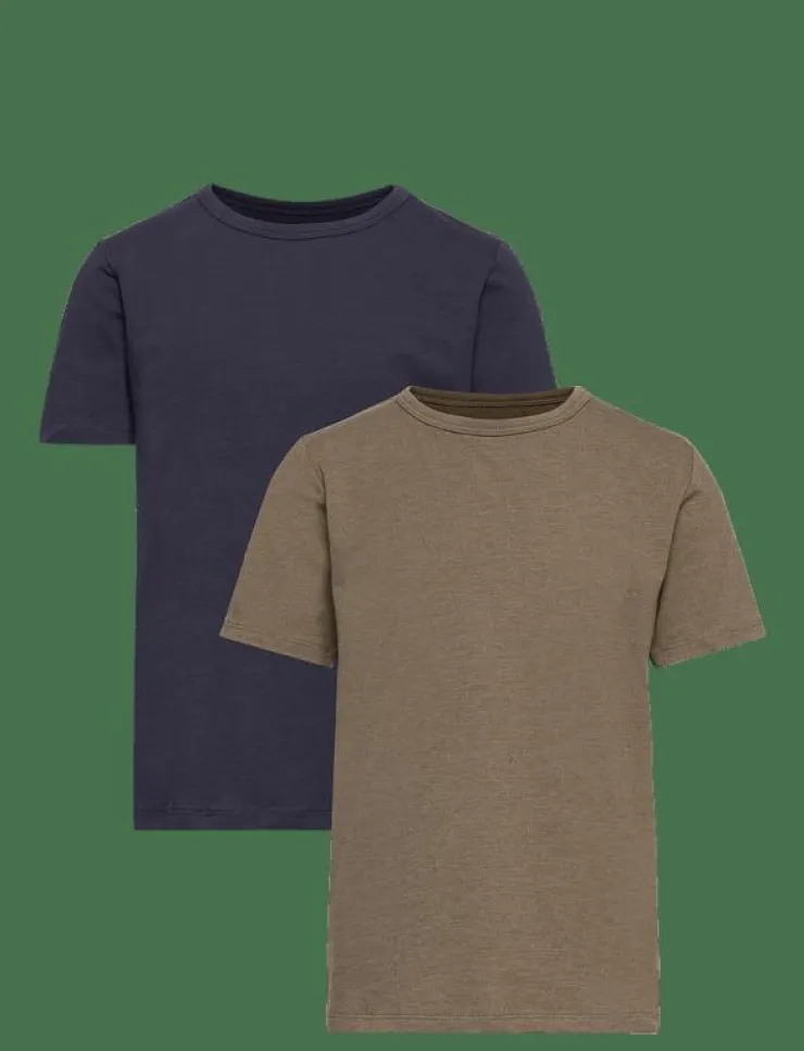Minymo Basic 32 -T-shirt SS (2-pack) - Kortärmade|Barn Flerpack
