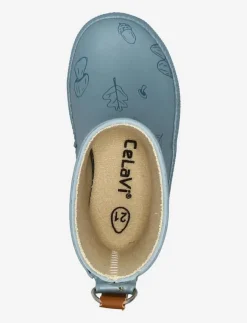 Barn CeLaVi Regnkläder|Gummistövlar|Basic Wellies w. AOP - Gummistövlar