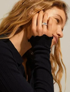 Pilgrim BATHILDA recycled rustic ring - Ring|Barn Smycken
