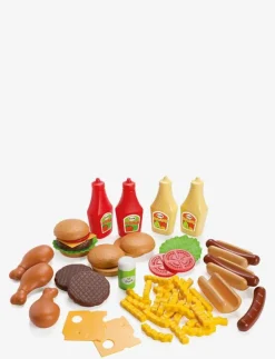 Barn Dantoy Leksakskök & Tillbehör|BBQ PLAYFOOD-56 PCS CTN. - Leksaksmat & Leksakstårtor