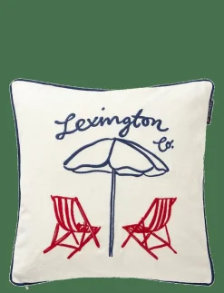 Lexington Home Kuddar & Filtar|Beach Life Organic Cotton Canvas Pillow Cover - Kuddfodral