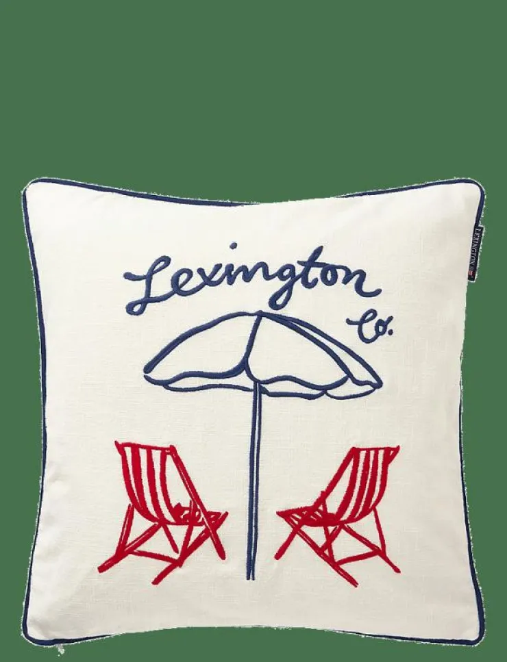 Lexington Home Kuddar & Filtar|Beach Life Organic Cotton Canvas Pillow Cover - Kuddfodral