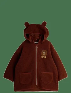 Barn Mini Rodini Fleecekläder|Bear emb pile jacket - Jackor