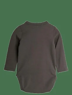 Barn Mini Rodini Bodysuits|Bodies|Bear sp ls body - Långärmad body
