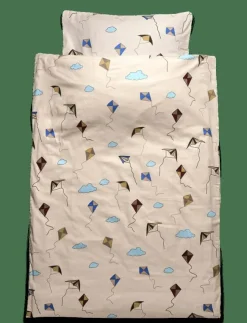 Barn BrandMac Sova|Sova|Bed linen "by mats" Flying Kite 70x100, 40x45 cm - Påslakanset