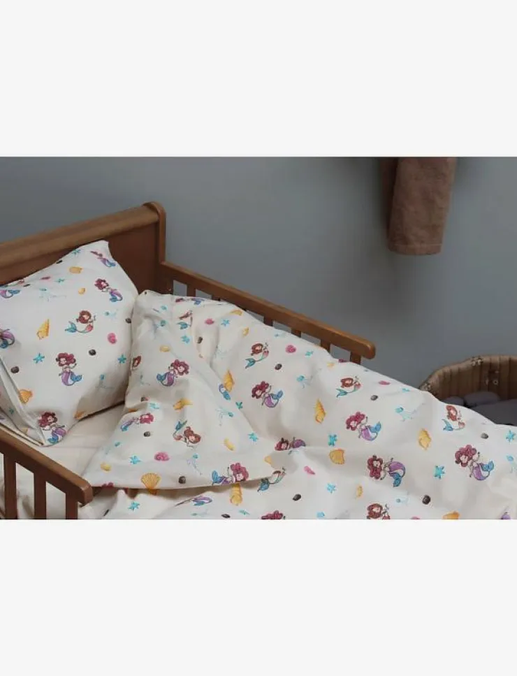 BrandMac Bed linen "by mats" Mermaid Shell 100x140, 40x45 cm - Påslakanset|Barn Sova|Sova