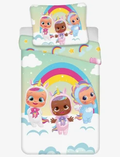 BrandMac Bed linen junior Cry Babies 1001 - 100x140, 40x45 cm - Påslakanset|Barn Sova|Sova