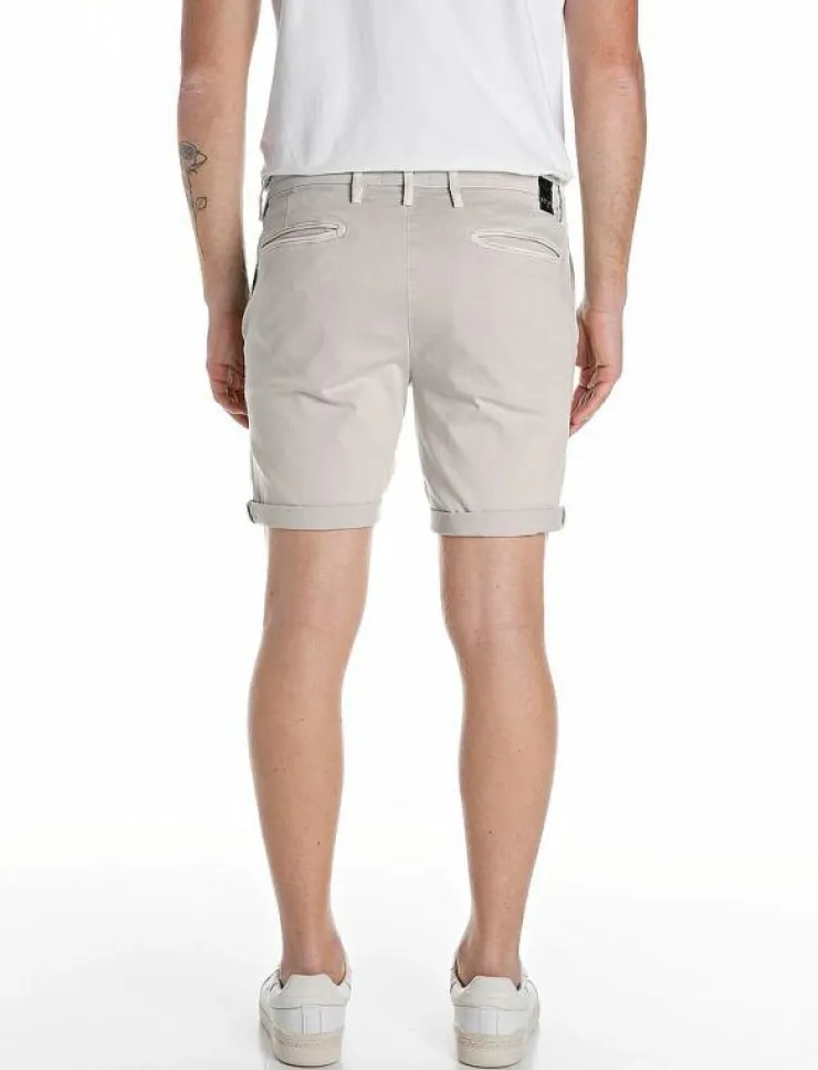 Replay BENNI SHORT Shorts REGULAR Hyperchino Color Xlite - Casual shorts| Shorts