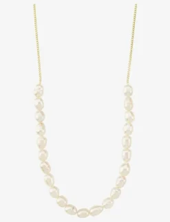 Pilgrim BERTHE pearl necklace gold-plated - Pärlhalsband|Kvinnor Smycken