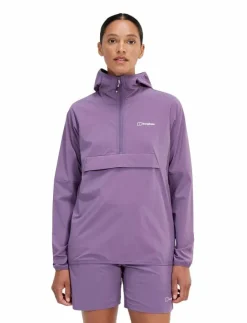 Kvinnor Berghaus Sweatshirts|Jackor|BG W WANDERMOOR WIND SMOCK - Huvtröjor