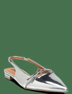 Kvinnor Bianco Slingbacks|BIABARI Pointy Flat Slingback Faux Leather - Platta slingbacks