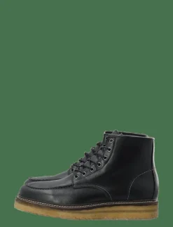 Bianco BIAJESPER Moc Toe Boot Waxed Leather - Kängor med snörning| Kängor