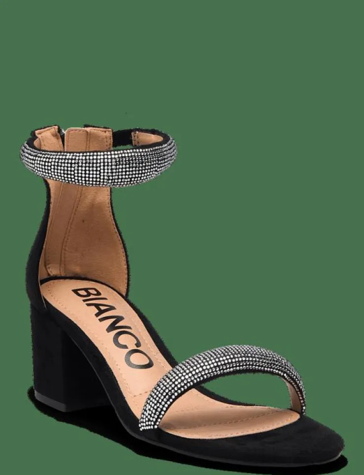 Bianco BIALISBON Sandal Rhinestone Faux Suede - Sandaler|Kvinnor Högklackade Skor