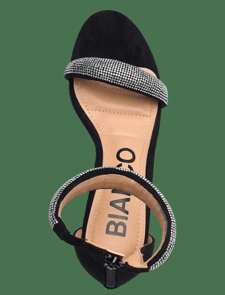 Bianco BIALISBON Sandal Rhinestone Faux Suede - Sandaler|Kvinnor Högklackade Skor