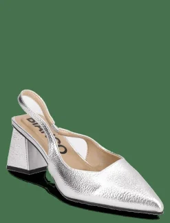 Kvinnor Bianco Slingbacks|Högklackade Skor|BIAMARALYN Slingback Metallic - Pumps