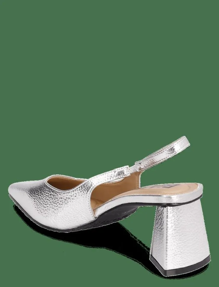 Kvinnor Bianco Slingbacks|Högklackade Skor|BIAMARALYN Slingback Metallic - Pumps