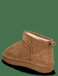 Kvinnor Bianco Varmfodrade Stövlar|BIASNOW Flatform Ankle Boot Suede - Teddy boots