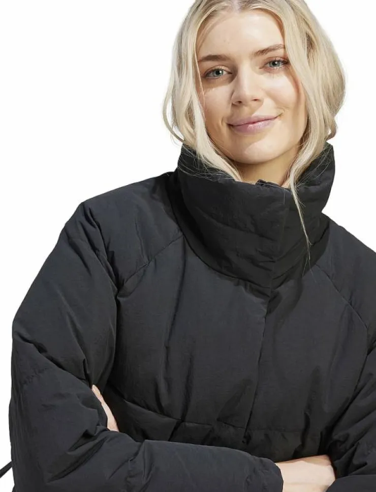 Kvinnor adidas Sportswear Jackor|Big Baffle Jacket - Dunjackor