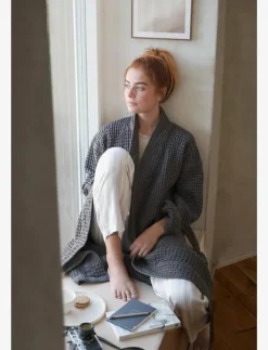 The Organic Company Big Waffle Bathrobe - Morgonrock| Morgonrockar