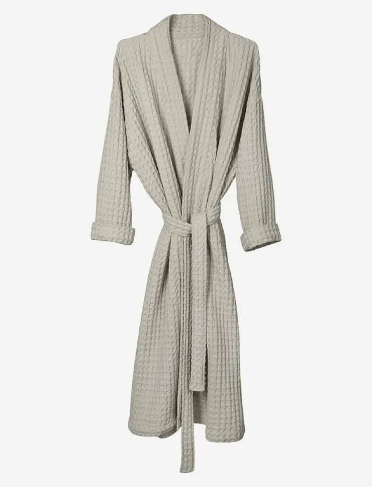 The Organic Company Big Waffle Bathrobe - Morgonrock|Kvinnor Morgonrockar|Morgonrockar
