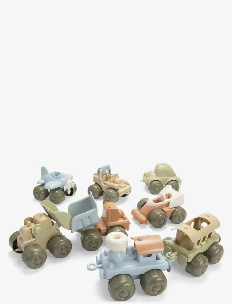 Dantoy BIO VEHICLES 8 PCS - Traktorer|Barn Uteleksaker
