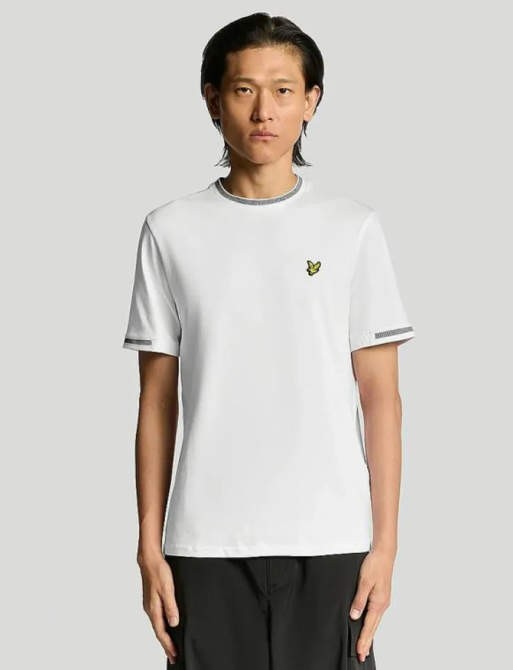 Lyle & Scott Birdseye Half Tipped T-Shirt - Kortärmad t-shirt| T-Shirts