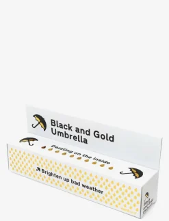Suck UK & Gold Umbrella - Paraplyer|Kvinnor Paraplyer|Paraplyer