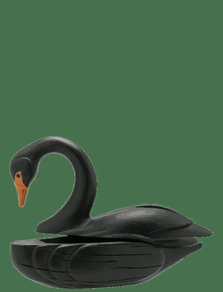 Anna + Nina Dekorationsdetaljer|Swan Trinket Box - Träfigurer