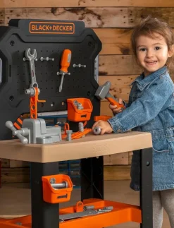 Smoby Black&Decker Bricolo Workbench - Leksaksverktyg|Barn Rollspel