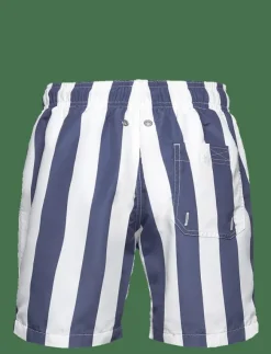 Barn GANT Badkläder|BLOCK STRIPE SWIM SHORTS - Badbyxa
