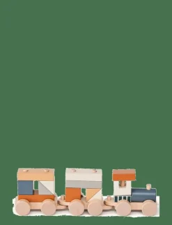 Barn Kid's Concept Babyleksaker|Babyleksaker|Block train brown - Tåg