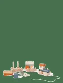 Barn Kid's Concept Babyleksaker|Babyleksaker|Block train brown - Tåg