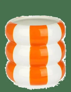 Balvi Krukor|Blomkruka i keramik Floats, orange,12 cm - Krukor