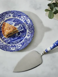 Spode Bestick|Blue Italian Cake Slice - Tårtknivar