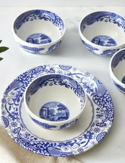 Spode Blue Italian Dip Bowls - Set of 4 - Skålar & Fat| Skålar