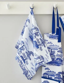 Spode Kökstextilier|Textilier|Blue Italian Tea Towel - Kökshanddukar