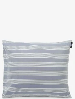 Lexington Home Sängtextilier|Blue/White Striped Lyocell/Cotton Pillowcase - Örngott