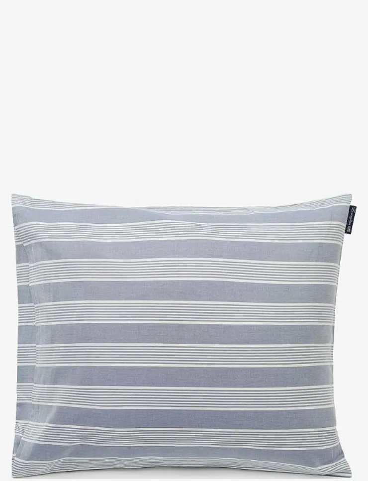 Lexington Home Sängtextilier|Blue/White Striped Lyocell/Cotton Pillowcase - Örngott